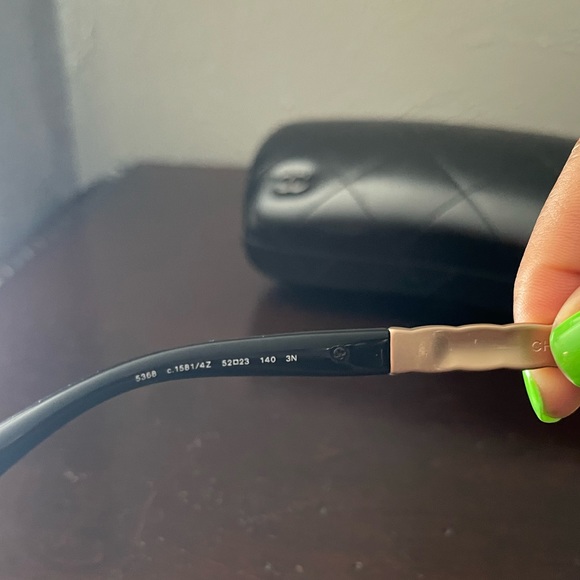 Chanel Cat Eye Quilted Sunglasses - EUC! - Picture 6 of 14